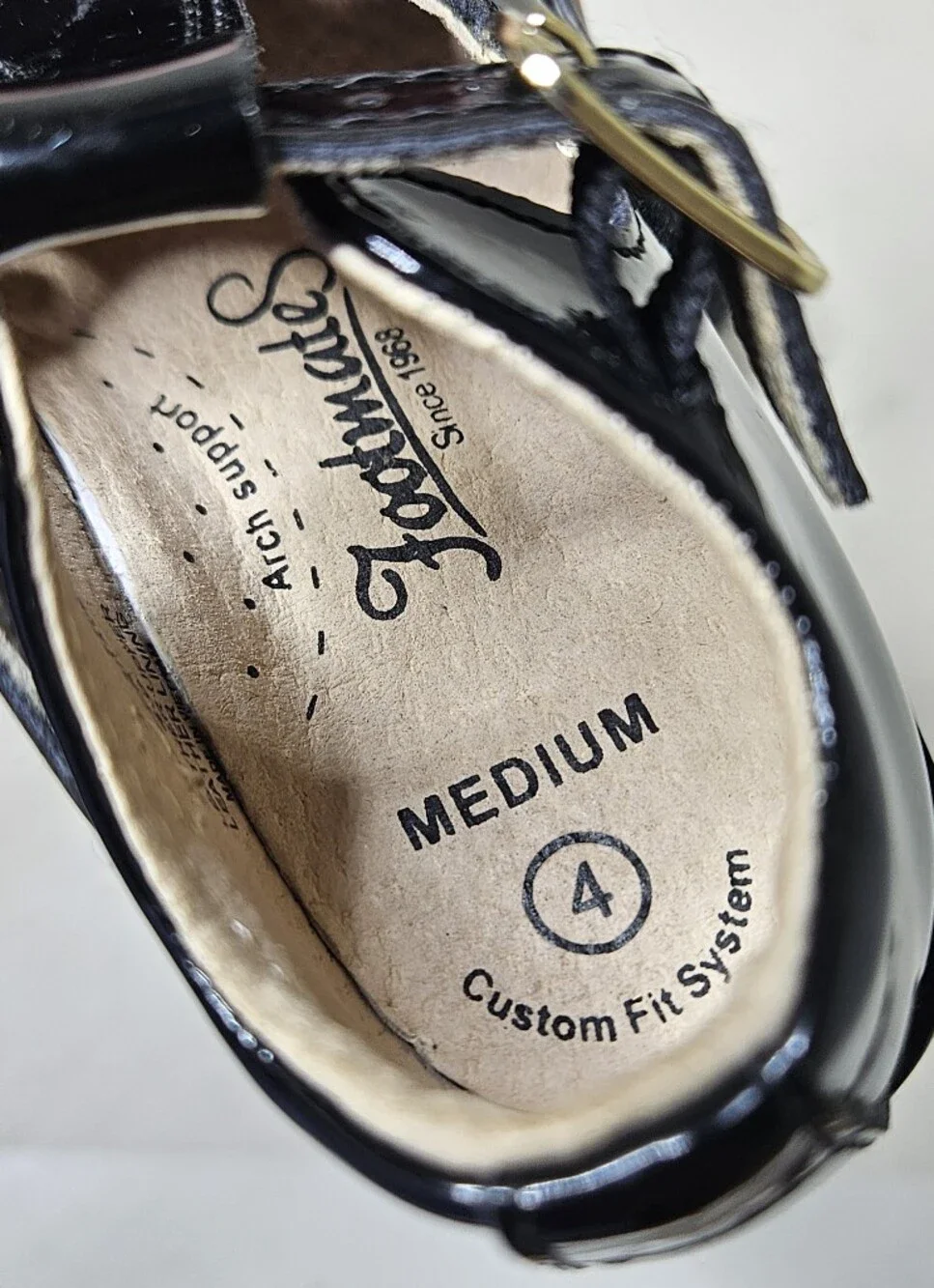 Footnotes Patent Leather Mary Janes Black Toddler 4